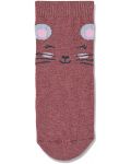 Чорапи с неплъзгащо стъпало Sterntaler - Мишле и звездички, 17/18 размер, 6-12 м, 2 чифта - 3t