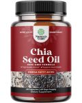 Chia Seed Oil, 500 mg, 60 течни капсули, Nature's Craft - 1t
