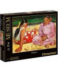 Пъзел Clementoni от 1000 части - Таитянки на плажа, Пол Гоген - 1t