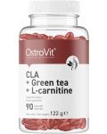 CLA + Green Tea + L-Carnitine, 90 капсули, OstroVit - 1t