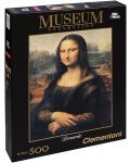 Пъзел Clementoni от 500 части - Мона Лиза, Леонардо да Винчи - 1t