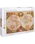 Пъзел Clementoni от 1000 части - Антична карта на света - 1t