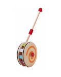 Дървена играчка за бутане с цветовете на дъгата Classic World - 2t