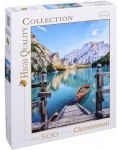 Пъзел Clementoni от 500 части - Езерото Брайес, Италия - 1t