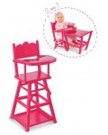 Столче за хранене на кукли Corolle – Розово, с 2 функции - 5t