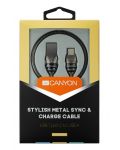 Кабел Canyon - Type C USB 2.0, сив - 2t