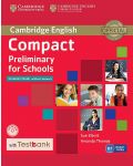 Compact Preliminary for Schools Student's Book without Answers with CD-ROM with Testbank - 1t