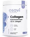 Collagen Hydrolyzed Peptides Type I & III, 300 g, Osavi - 1t