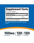 CoQ10, 100 mg, 120 капсули, Nutricost - 2t