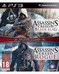 Assasin's Creed Black Flag & Assassin's Creed Rogue Double Pack (PS3) - 1t