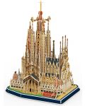 3D Пъзел Cubic Fun от 184 части - Sagrada Familia, Barcelona - 1t