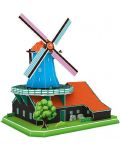 3D Пъзел Cubic Fun от 71 части  – Dutch Windmill - 1t