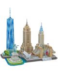 3D Пъзел Cubic Fun от 123 части - City Line New York City - 1t