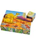Цветни дървени кубчета Eichhorn - 3t