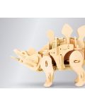 Дървен 3D пъзел Robo Time от 75 части - Стегозавър - 3t