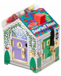 Дървена играчка Melissa & Doug - Къща с ключове и ключалки - 1t