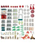Дървен конструктор Tender Leaf Toys - Кралски замък, 100 части - 2t