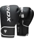 Дамски боксови ръкавици RDX - F6, 12 oz, черни/бели - 1t