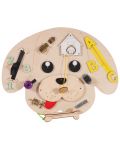 Дървена Монтесори дъска Moni Toys - Куче - 1t