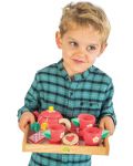 Дървен игрален комплект Tender Leaf Toys - Сервиз за чай - 2t