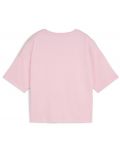 Дамска тениска Puma - Essentials Logo Cropped Tee ,  розова - 2t