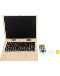 Дървен лаптоп с магнитна дъска Small Foot, със смартфон - 2t