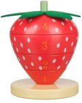 Дървена играчка за нанизване Orange Tree Toys - Ягодка - 2t