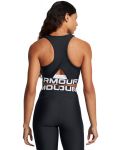 Дамски потник Under Armour - HeatGear Rib Tank, черен - 4t