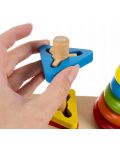 Дървена играчка Iso Trade - Сортер за нанизване - 5t