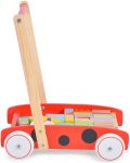Дървена играчка за прохождане Moni Toys - Калинка - 3t