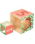 Дървени кубчета Orange Tree Toys - Горски животни - 3t