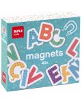Дървени магнитни букви Apli Kids, 40 броя (английски език)  - 1t