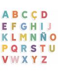Дървени магнитни букви Apli Kids, 40 броя (английски език)  - 3t