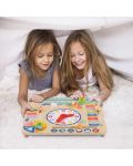 Дървен детски календар с часовник Tooky Toy - 4t