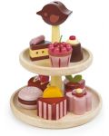 Дървен игрален комплект Tender Leaf Toys - Поставка с шоколадови бонбони - 1t