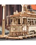 Дървен 3D пъзел Robo Time от 374 части - Трамвай - 3t