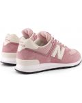 Дамски обувки New Balance - 574 , розови/бели - 1t
