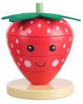 Дървена играчка за нанизване Orange Tree Toys - Ягодка - 1t