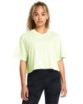 Дамска тениска Under Armour - Boxy Crop Logo, зелена - 3t