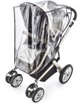 Дъждобран за бебешка количка BabyJem - Прозрачен, 66 x 96 cm - 1t