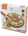 Дървен игрален комплект Viga - Пица - 5t
