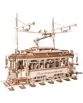 Дървен 3D пъзел Robo Time от 374 части - Трамвай - 1t