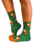 Дамски чорапи Pirin Hill - Forest Fox, размер 35-38, зелени - 2t