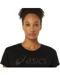 Дамска тениска Asics- Big Logo Tee III, черна - 4t