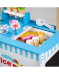 Дървена играчка Bigjigs - Количка за сладолед - 2t