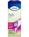 Дамски превръзки Tena Lady - Slim Ultra Mini, 14 броя - 1t