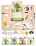 Дървено образователно табло Tender Leaf Toys - Малкият синоптик - 3t