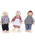 Дървени кукли Iso Trade - Семейство, 7 броя - 3t