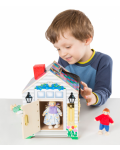Дървена играчка Melissa & Doug - Къща с ключове и ключалки - 2t