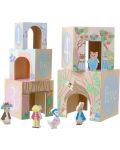 Дървени кубчета за подреждане Orange Tree Toys Peter Rabbit - 1t